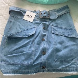 denim jack skirt